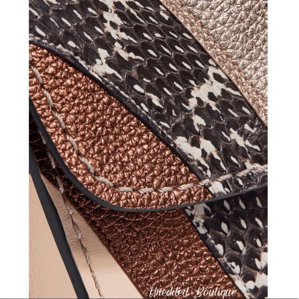 COACH Parker 18 Wave Patchwork And Snakeskin - Picture 4 of 6